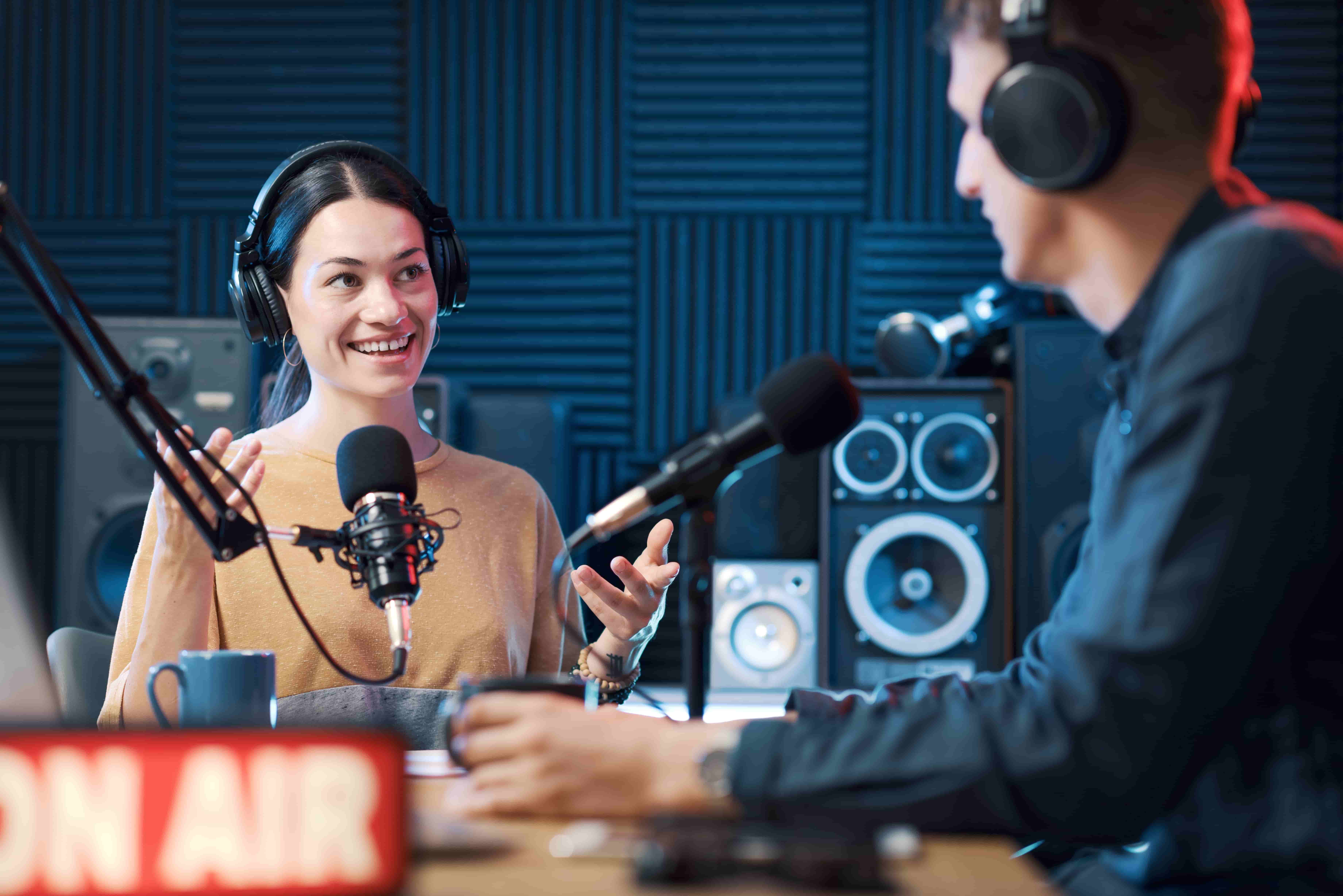 Studio radio animateur